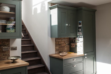 This is an example of a traditional dining room in London.