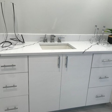 Master Bath Remodel and Custom European Vanities
