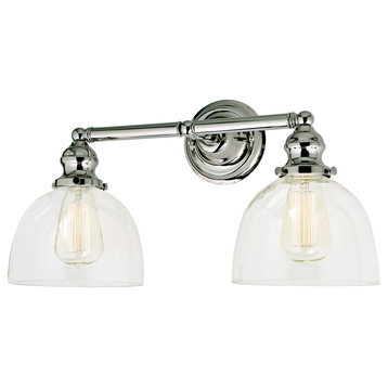 Union Square Two Light Madison Bathroom Wall Sconce
