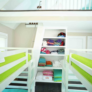 Bedroom featuing bunk beds and loft