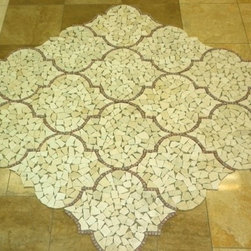 Andalusian Wave Mosaic Meshmount pattern - Mosaic Tile