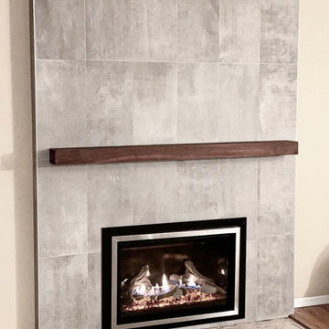 Modern Contemporary Designed Fireplace