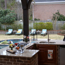 outdoor kitchen
