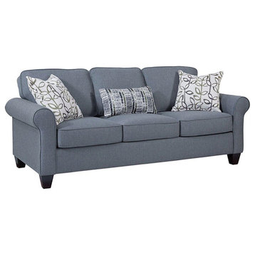 American Furniture Classics 8-010-A330V16 Classic Cottage Blue Sofa