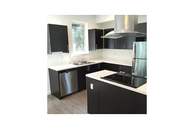 Inspiration for a contemporary home design remodel in Seattle