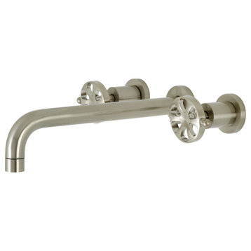 KS8058RX Wall Mount Tub Faucet, Brushed Nickel
