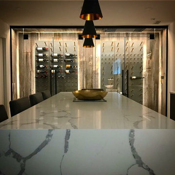 Glass Enclosed Wine Cellars