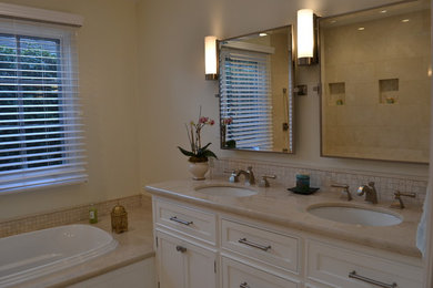 Home design - large coastal home design idea in San Francisco