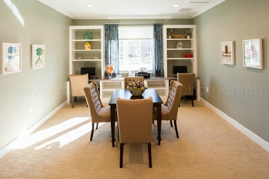 Dining room - transitional dining room idea in Philadelphia