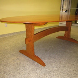 Cherry Trestle Table - Dining Tables