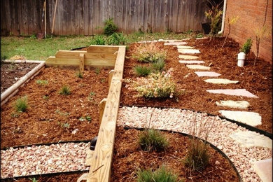 This is an example of a craftsman landscaping in Oklahoma City.