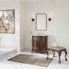 The Bloomdale Bathroom Vanity, Brown, 30", Single Sink, Freestanding