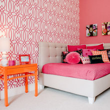 PINK ORANGE WHITE