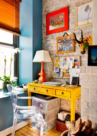 Eclectic Home Office by Rikki Snyder