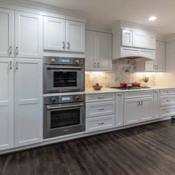 Family Enjoys of a New Powder Room, Kitchen, and Garage in a Vienna VA Addition