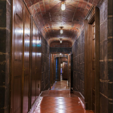 FAUX PAINTED HALLWAY TO THE HOTEL