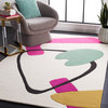Safavieh Fifth Avenue Collection FTV142A Rug, Ivory/Pink, 6' X 9'