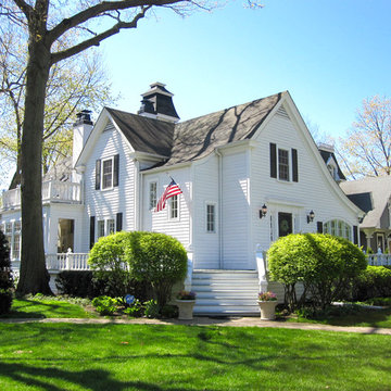 Wilmette, IL Colonial Traditional Style House Exterior Remodel