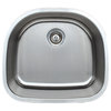 Wells Sinkware D-shaped Bowl Sink