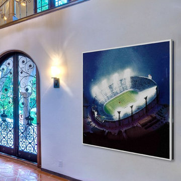 Football Stadium at Night