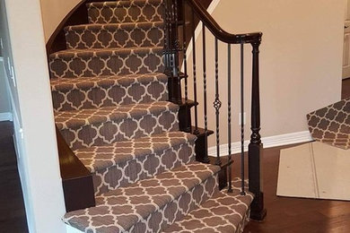 Staircase - transitional staircase idea in Denver