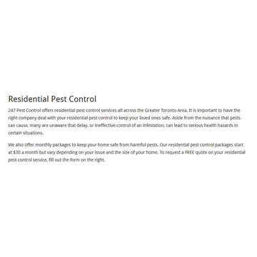 Wildlife Removal Toronto - 247 Pest Control (416) 844-2344