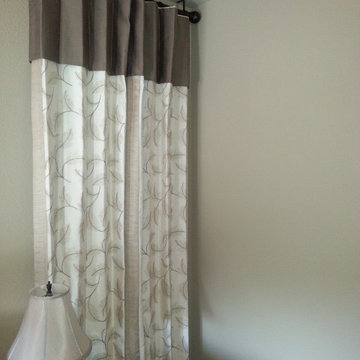 Custom-made drapery panels