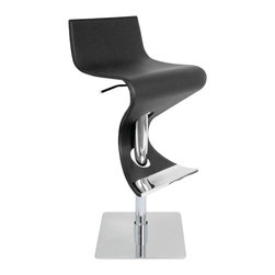 Viva Bar Stool - BLACK - Bar Stools And Counter Stools
