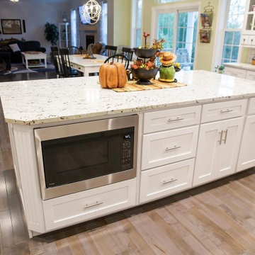 White Modern Farmhouse Kitchen
