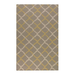 Ikat Rugs - Gold & Cream - Rugs