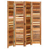 vidaXL Room Divider Privacy Screen for Room Separation Solid Reclaimed Wood