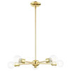 Lansdale Collection 5 Light Polished Brass Chandelier (46135-02)