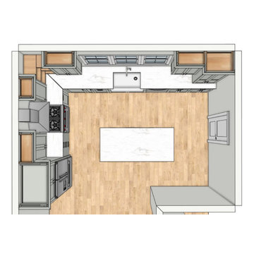 Contemporary Farm Kitchen