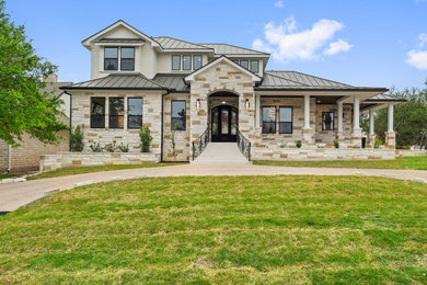 Example of an exterior home design in Austin