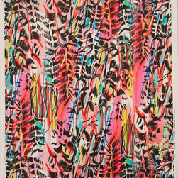 'Rita does Jazz' velvet available by the meter - Curtain Fabric