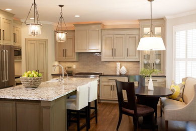 Inspiration for a transitional kitchen remodel in Atlanta