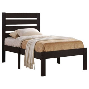 ACME Furniture Kenney Queen Wood Bed in Espresso Brown