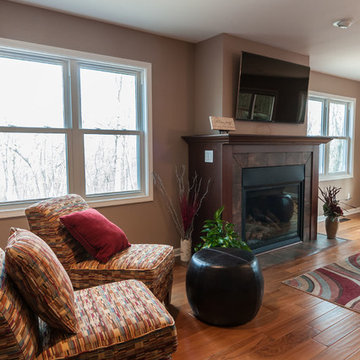 Expanding to stay: Family Room Fireplace