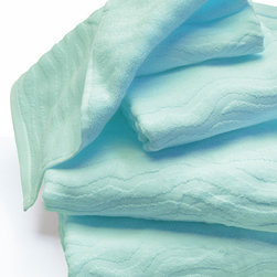 Affina Sand Ripple Organic Bath Towels - Bath Towels