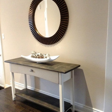 Rustic entry way table