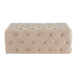 Nuevo - Nude / X-Large / Rectangle - Footstools And Ottomans