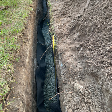 Drainage Solution for a Backyard Around Pool Enclosure - A Casselberry Fl Projec