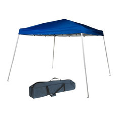 Folding 10'x10' Pop Up Instant Canopy With Carry Bag, Blue