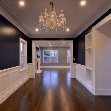 Transitional brick house