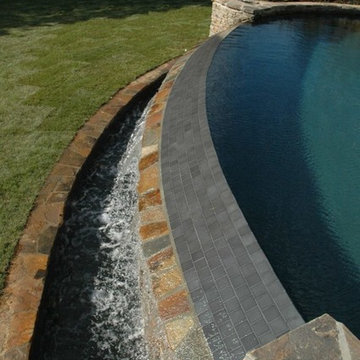 Luxury Pool With Waterfall