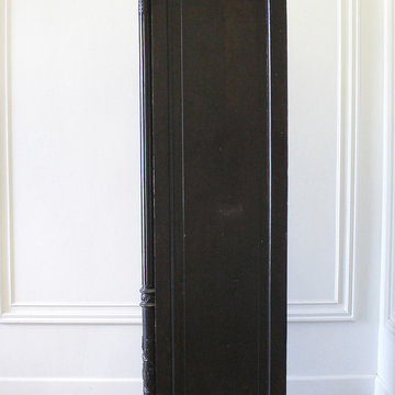 20th Century Ebonized Empire French Louis XVI Style Armoire