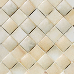 2x2 dimensional weave in Sahara matte glaze. - Products
