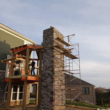 Union | 2-Story Covered Octagon Custom Deck