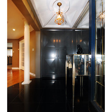Art Deco inspired Foyer - Making a Grand Entrance in a 5x7 Space