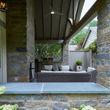 English Tudor Remodel in Radnor